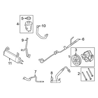Ford OE - Steering Gear & Linkage - Pump & Hoses (6.2L)