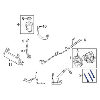 Ford OE - Power Steering Pump Mounting Bolt