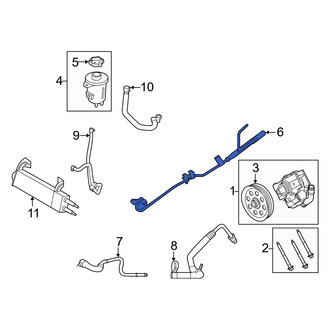 Ford OE - Power Steering Pressure Hose