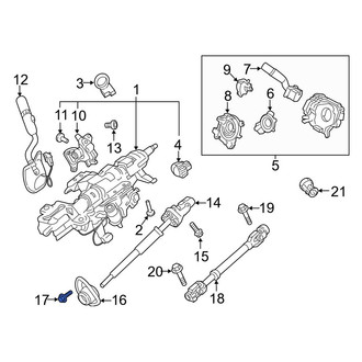 Ford OE - Steering Coupling Boot Bolt