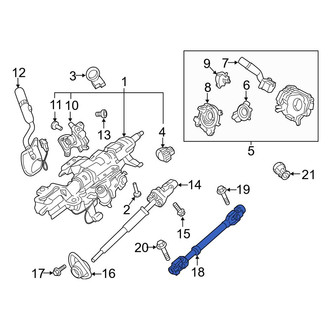 Ford OE - Lower Steering Shaft