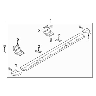 Ford OE - Cab - Running Board (Production, Type 5), (Crew Cab)