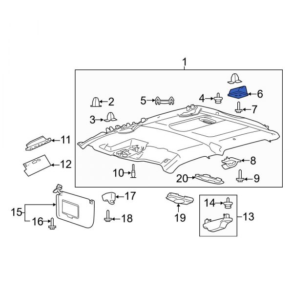 Headliner Spacer