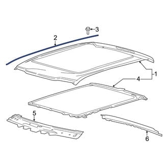 Ford OE - Right Roof Panel Bracket