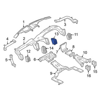 Ford OE - Right Inner Dashboard Air Vent
