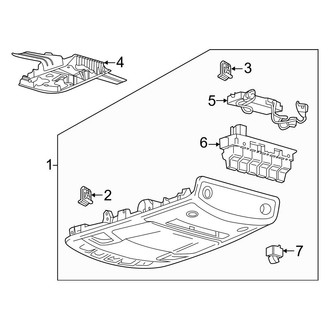 Ford OE - Overhead Console (Full Length, Standard Length Console)