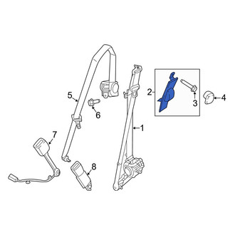 Ford OE - Front Seat Belt Height Adjuster