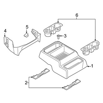Ford OE - Front Console (Consolette)