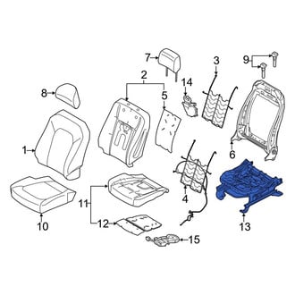 Ford OE - Front Left Seat Frame