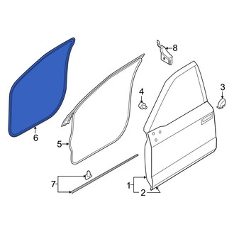 Ford OE - Front Left Outer Door Seal