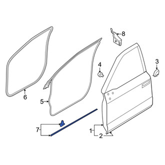 Ford OE - Front Lower Door Shell Seal