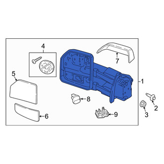 Ford OE - Front Left Door Mirror