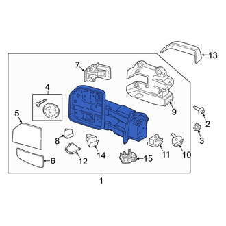 Ford OE - Front Left Door Mirror
