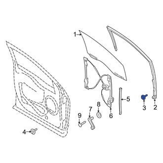 Ford OE - Window Regulator Guide Bolt