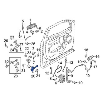 Ford OE - Front Door Check