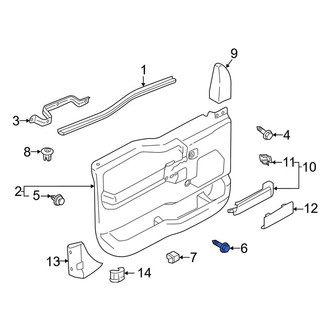 Ford OE - Door Interior Trim Panel Screw