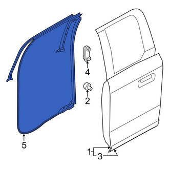 Ford OE - Rear Right Door Seal