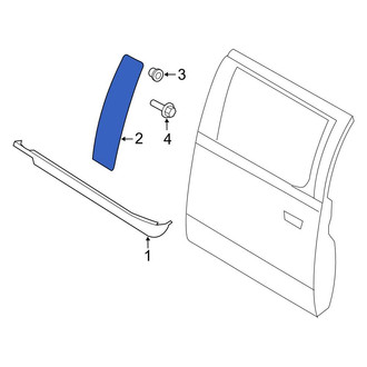 Ford OE - Rear Left Door Applique