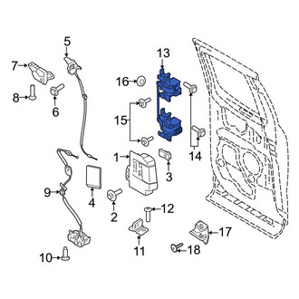 Ford OE - Rear Left Door Hinge