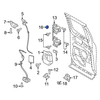 Ford OE - Right Door Hinge Cap
