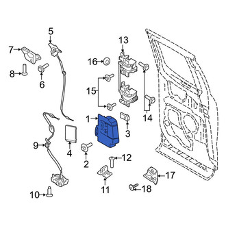 Ford OE - Rear Right Inner Interior Door Handle