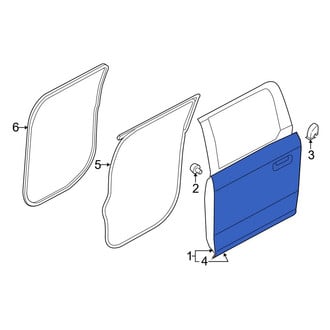 Ford OE - Rear Left Outer Door Outer Panel