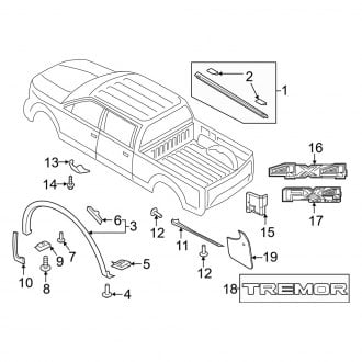 2019 Ford F-250 OEM Exterior & Body Parts — CARiD.com