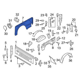 Ford OE - Truck Bed Panel