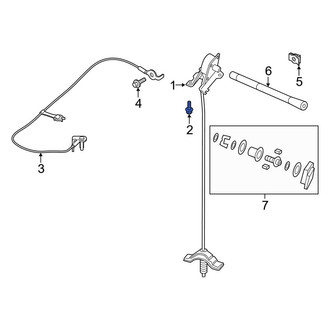 Ford OE - Spare Tire Carrier Winch Bolt