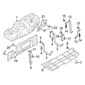 Ford OE - Exhaust System Hanger Bolt