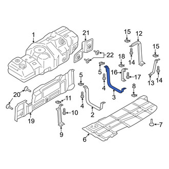 Ford OE - Rear Fuel Tank Strap