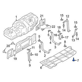 Ford OE - Fuel Tank Skid Plate Bolt
