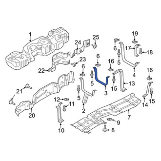 Ford OE - Front Fuel Tank Strap