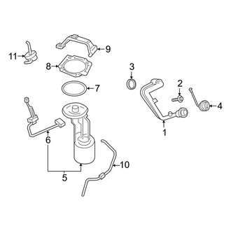 Ford OE - Fuel System Components (Filler & Pump), (6.2L)