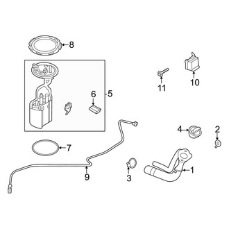 Ford OE - Fuel System Components (Filler & Pump), (7.3L)