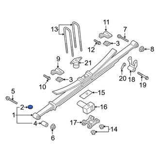 Ford OE - Front Leaf Spring Insulator