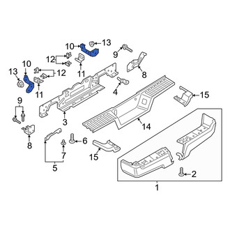 Ford OE - Right Outer Bumper Face Bar Reinforcement Beam Bracket