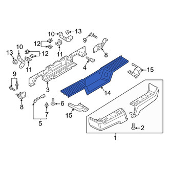 Ford OE - Rear Bumper Step Pad
