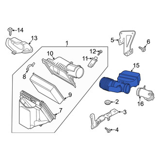 Ford OE - Engine Air Intake Hose