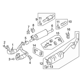 Ford OE - Exhaust System - Exhaust Components (7.3L)