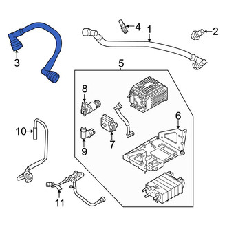Ford OE - PCV Valve Hose