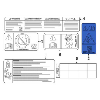Ford OE - Caution Label