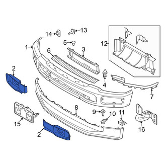 Ford OE - Front Left Tow Hook Cover