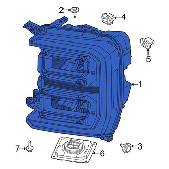 Ford OE - Front Right Headlight Assembly