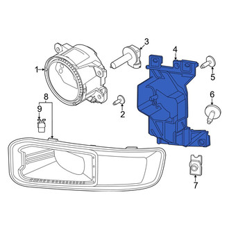 Ford OE - Left Fog Light Bracket