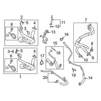 Ford OE - Cooling - Hoses & Lines (6.8L)