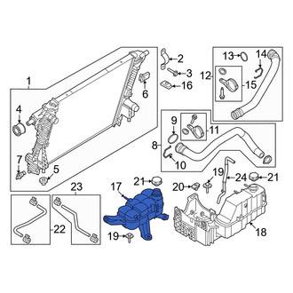 Ford OE - Engine Coolant Reservoir