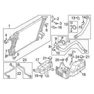 2025 Ford F-250 Radiators & Parts - Caps, Drain Plugs | CARiD