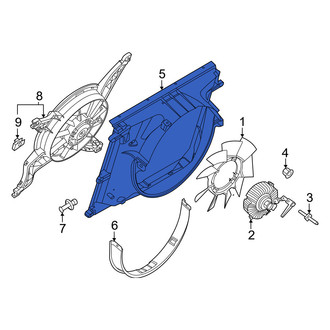 Ford OE - Engine Cooling Fan Shroud