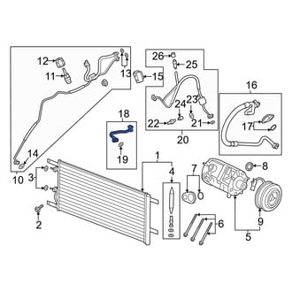 Ford OE - A/C Refrigerant Discharge Hose